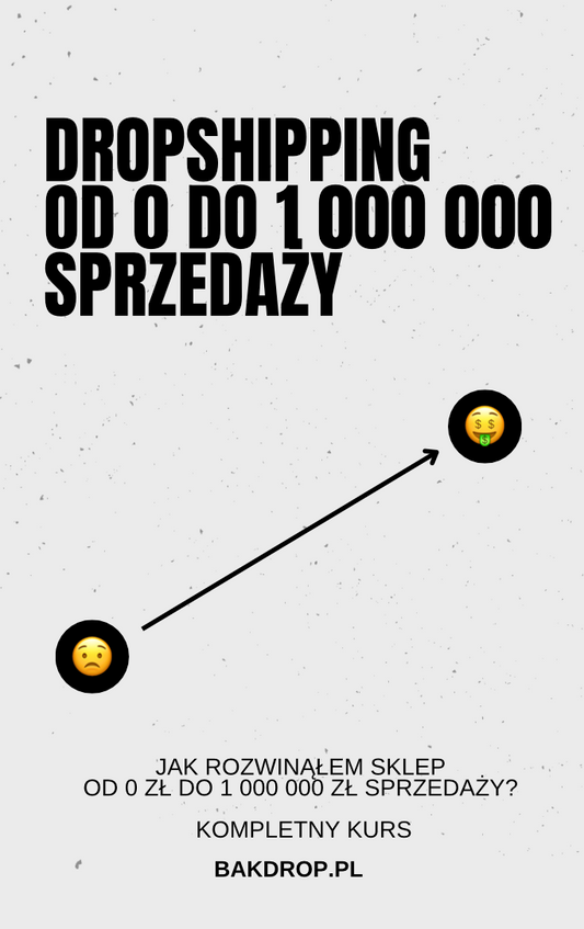 KURS DropShipping od 0 do 1 mln sprzedaży